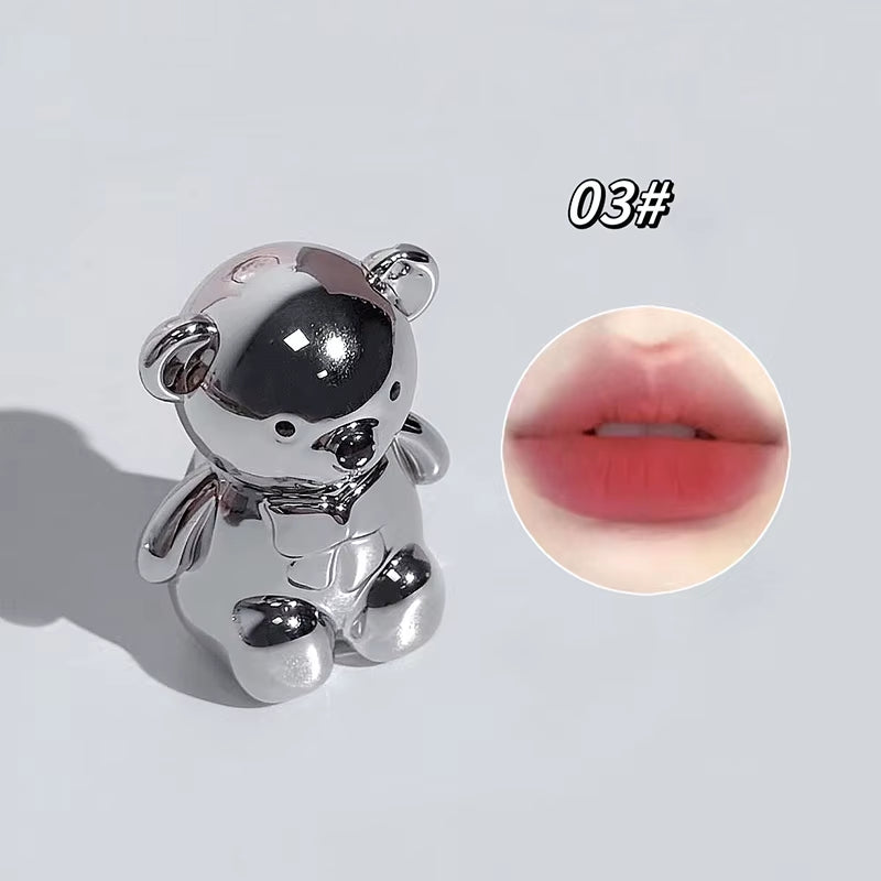 7PC Makeup Sets Include 3 Colors Lip Mud,1 Pressed Powder,1 Blush,1 Eyeshadow Palette,1 Necklace Beauty Makeup Sets